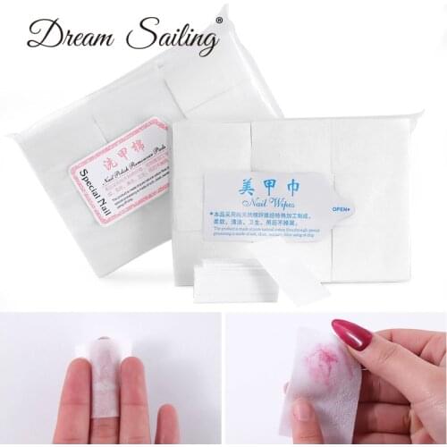 700pieces/pack Nail Cotton Wipes UV Gel Nail Tips Polish Remover Cleaner Lint Paper Cotton Pad Nail Art Cleaning Manicure Tool