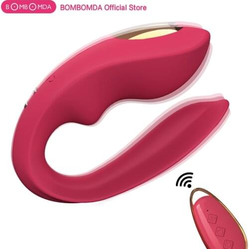 Quiet Dual Motor U Shape G Spot Vibrator Wireless Remote Control Clitoris Vibrators Stimulation Sex Toy for Women Couple Play