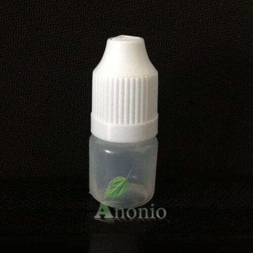 EYE Dropper Bottles,5ml Plastic Dropper Bottles Cosmetic Container Wholesale 50pcs PE 5ML Plastic Bottle With Childproof Cap