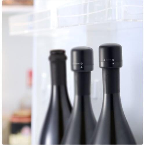 1 Pc Leak-proof Sealing Red Wine Bottle Cap Stopper Silicone Champagne Bottle Stopper Vacuum Retain Freshness Wine Plug Bar Tool