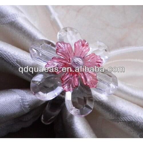 Red acrylic napkin ring , wholesale napkin holder