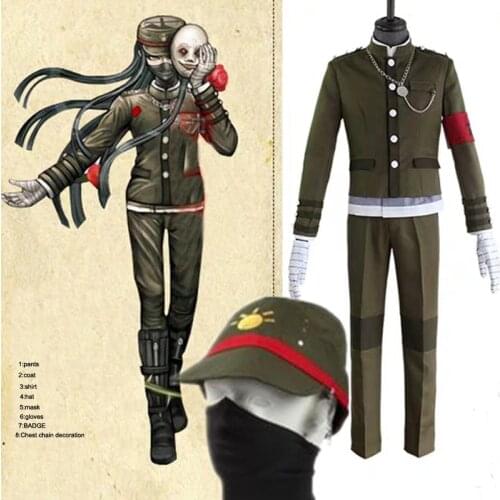 Anime New Danganronpa v3 Korekiyo Shinguji Cosplay Dangan ronpa Costume School Uniform Custom-made