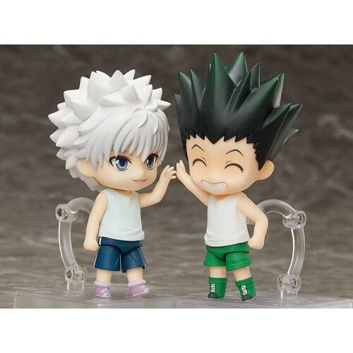 FigureCrazy New Anime Hunter X Hunter 1185# Kurapika 1184# Killua 1183# Go Face Change PVC Action Figure Collect Model Gift 10cm