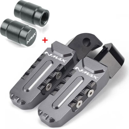 TMAX530 motorcycle rear passenger Foot Pegs pedals Footrests For Yamaha t max tmax500 530 dx sx xp500 nmax155 NMAX125 mt07 mt 07