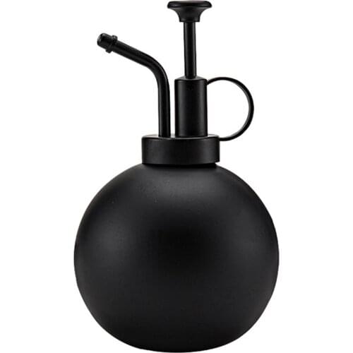 500ML Vintage Spray Bottle Stainless Steel Spherical Watering Can Indoor Plant Spray Bottle Waterer For Indoor Plants Greater