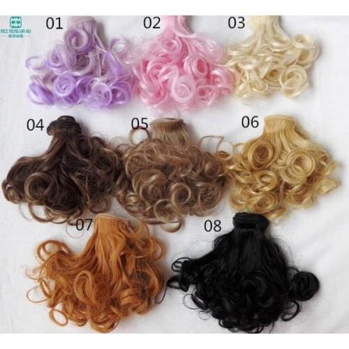 1pcs 15cm*100cm Pear curls Hair for dolls 1/3 1/4 1/6 BJD/SD Things for dolls