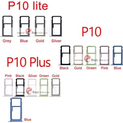 1pcs SIM Card Tray For Huawei P10 Plus P10 lite SIM Card Holder Slot Tray Container Replacement