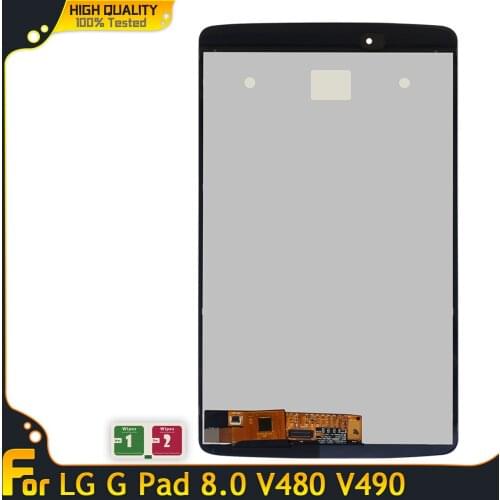 100% Tested New Replacement Part LCD Display For LG G Pad 8.0 V480 V490 LCD Touch Screen Digitizer Assembly