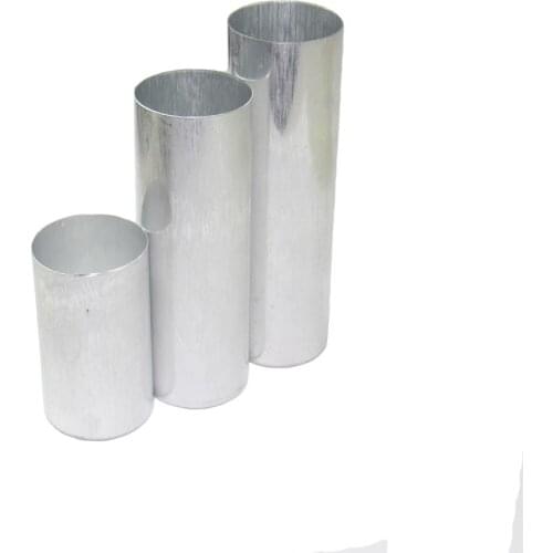 100pcs Dental Aluminum Tubes Denture Empty Cartridges Dental Lab Valplast Materials for Dentures 25*45/75/78mm