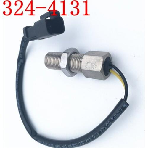 2pcs Excavator accessories for Carter E312C 320C D 323D2 speed sensor 324-4131