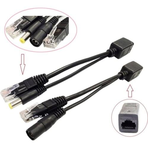 5 Pairs POE Cable Passive Power Over Ethernet Adapter Cable POE Splitter Injector Power Supply Module For IP Camera
