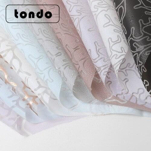 58*58cm Plastic Waterproof Flower Wrapping Paper Translucent Solid Color Matte Paper Korean Bouquet Flower Wrapping Paper