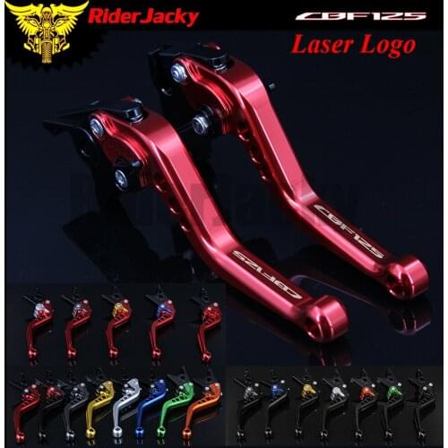 RiderJacky Motorcycle Accessories Short Brake Clutch Levers For Honda CBF125 CBF 125 2009-2013 2010 2011 2012