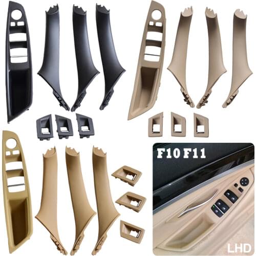 Car Accessories ABS Inner Door Handle Panel Pull Trim Cover For BMW 5 serie For BMW F10 F11 530d 530dx 530i 2011-2013