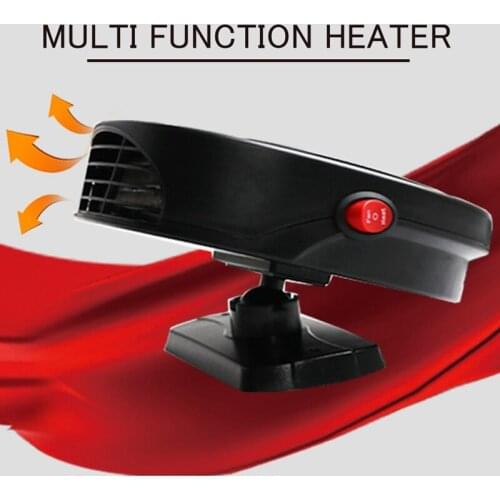 Car Interior Heater Winter Warm Heating Dryer Portable Fan Windscreen Defroster Demister Auto Electric Heater 500W 12V/24V