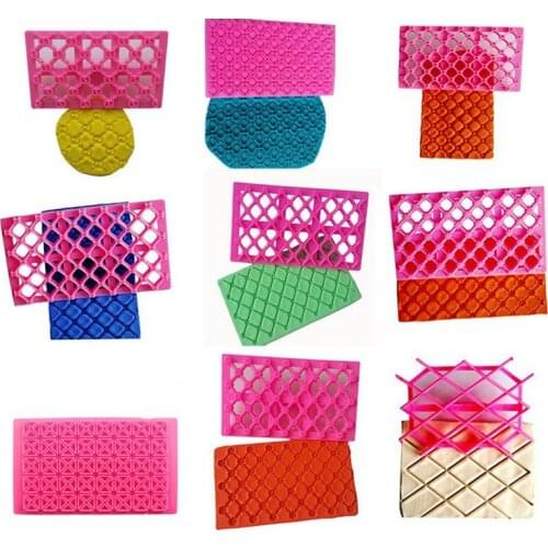 Quyi Printing Mold Cookie Cutter Plastic Biscuit Cut Mold Baking Fruit Cut Cake Mold Embossing Printing Die