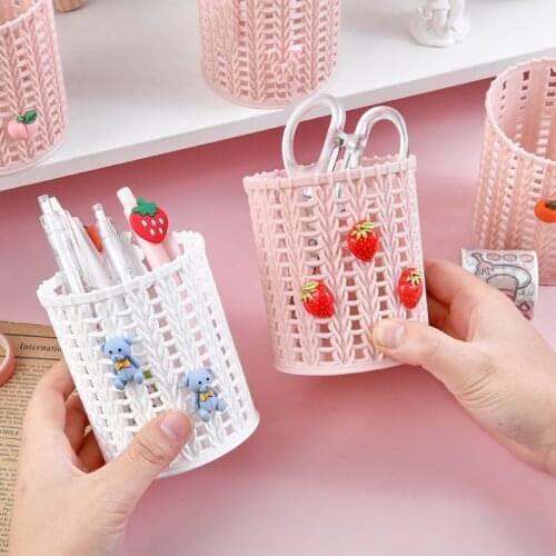 Creative Imitating Vine Pen Holders Desktop Organizer Makeup Brush Storage Pencil Cup Holder School Office Desk Accessories