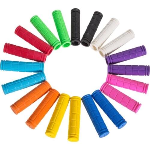 12 cm Rubber Bike Handlebar Grips Cover BMX MTB Mountain Bicycle Handles Anti-skid Bicycles Bar Grips Fixed Gear Bicycle Parts