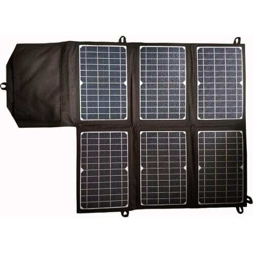 40W Portable Solar Panel for Power Station Foldable Upgraded Better Quality ETFE Solar Panel Charger 18V + USB 5V