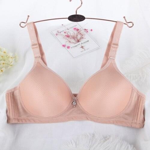 Fitness Women Breathable Mesh No Rims Cotton Underwear Sports Bra Top Sport Yoga Bra No Steel Ring Large Size Thin Section Cotto