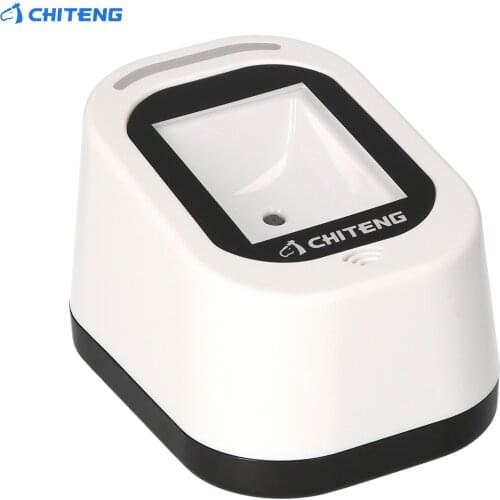 Omnidrectional 1D 2D QR Barcode Scanner USB Wired Bar Code Desktop Hands-free Platform Reader Large Scanning for Supermarket