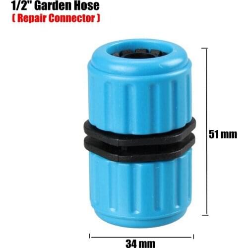 1/2" Hi-Quality ABS Garden Water Connector Faucet Water Gun Quick Connector Gardening Irrigation Car Wash Hose Repair Connectors