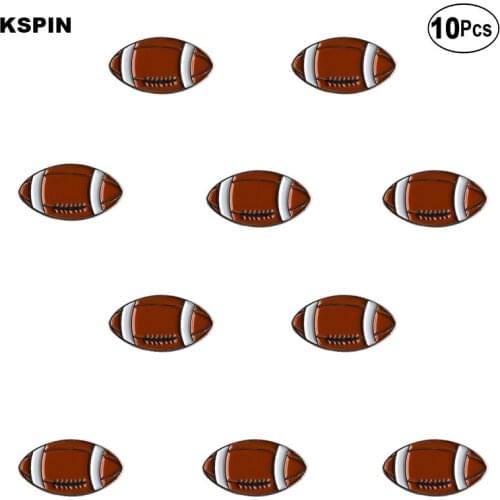 Soccer Lapel Pin Flag badge Brooch Pins Badges 10Pcs a Lot