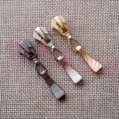 20pcs/lot, 5# Fashion Simple Metal Nylon Resin Zipper Sliders