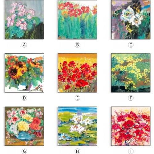 Abstract Watercolor Flowers Canvas Art Painting Posters and Prints Scandinavian Modern Wall Art Picture for Living Room