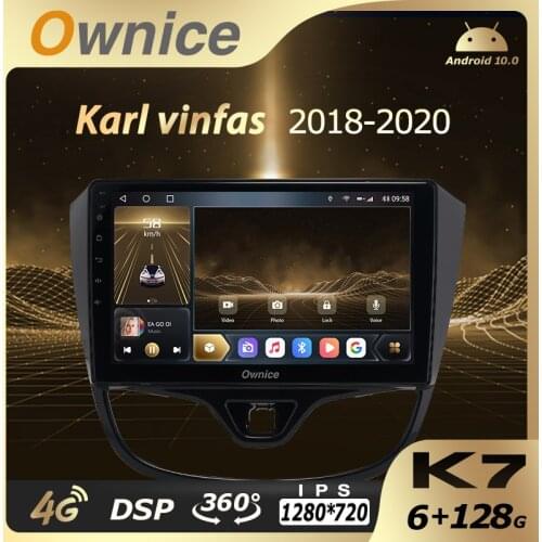 Ownice 6G RAM 128 ROM Android 10.0 Car Autoradio for Opel Karl vinfas 2018-2020 Audio Radio auto 4G LTE 5G Wifi Coaxial SPDIF