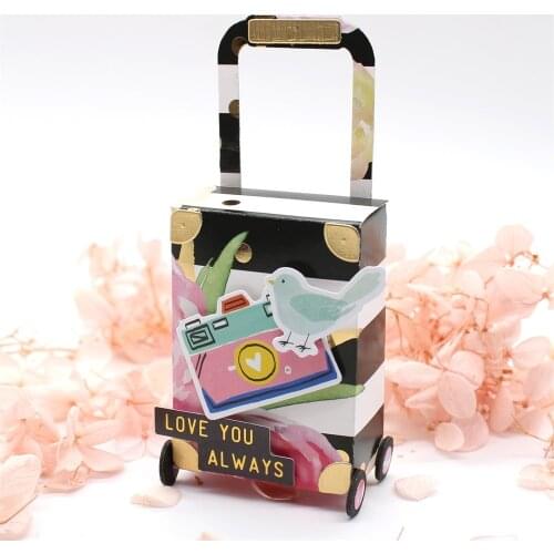 KSCRAFT Luggage Metal Cutting Dies Stencils for DIY Scrapbooking/photo album Decorative Embossing DIY Cards