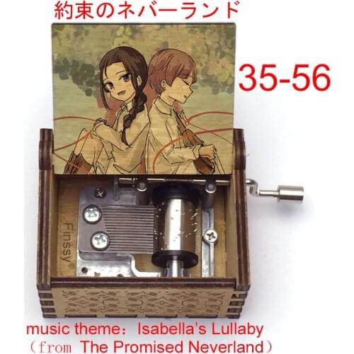 The Promised Neverland Isabellas Lullaby music yakusoku no Neverland Music Box Anime Fans Kids Gift Party Decoration