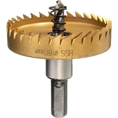 16-60mm HSS Drill Bit Hole Saw Metal Steel Set Cutter Tool for Metal Wood Alloy High Speed Steel Hole Opener Bit