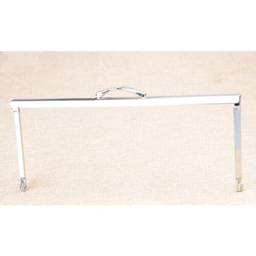 8" x 3" Nickel Purse Frame Without Loops
