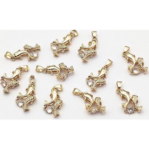 New arrival! 26x13mm 30pcs Cubic Zirconia Fish shape charm for Hand Made Earrings DIY parts,Jewelry Findings & Components