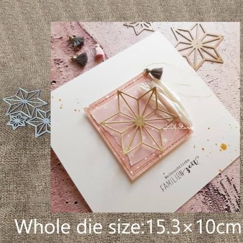 New Design Craft Metal stencil mold Cutting Dies 3pcs star decoration scrapbook die cuts Album Paper Card Craft Embossing