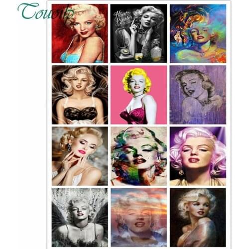 Full Square Diamond 5D DIY Diamond Painting "Marilyn Monroe" Embroidery Cross Stitch Rhinestone Mosaic Painting Decor Gift