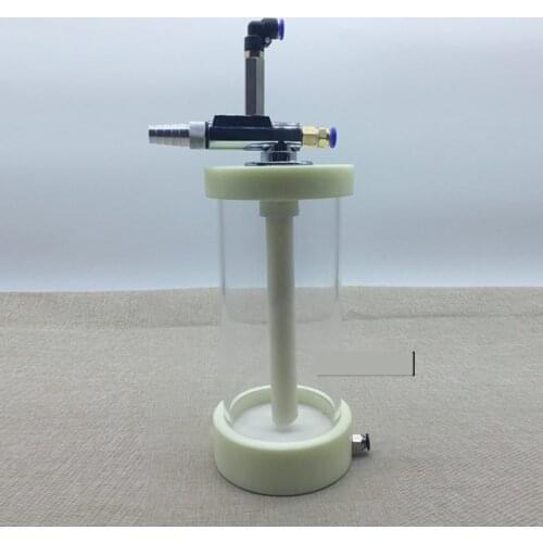 Powder cup Powder Coating Hopper Experiment Small Paint Powder Barrel with Injector and Fluidized Bed Powder Pipe Trachea