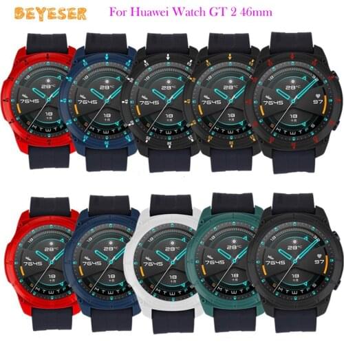 Durable Fashion Case For Huawei Watch GT 2 46mm Accessories Soft TPU Scale Protector Smart Watch Cover Shell Soldier Style