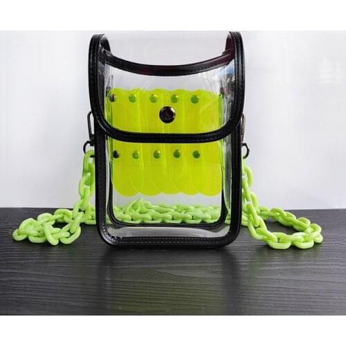 Brilljoy Transparent Hairdressing Acrylic strap Scissors Bag Salon Holster Pouch Holder Storage Tools Messenger bag High Quality