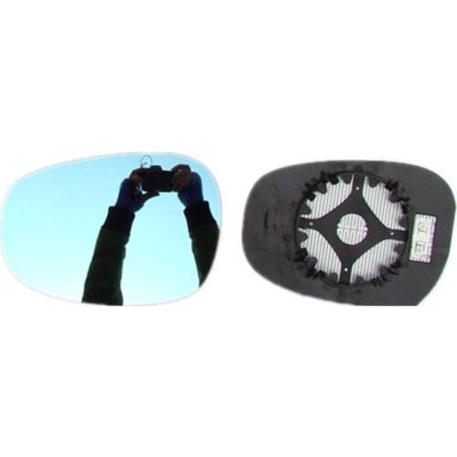 Wide View Auto Dimming Rear View Mirror Blue Heated Side Wing Mirror Glass with LED Turn Indicator for BMW 318i