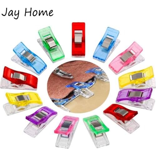 20pcs Multicolor Sewing Clips Plastic Quilting Clips Fabric Clamps for Patchwork Crochet Crafting and Knitting Blinder Clip