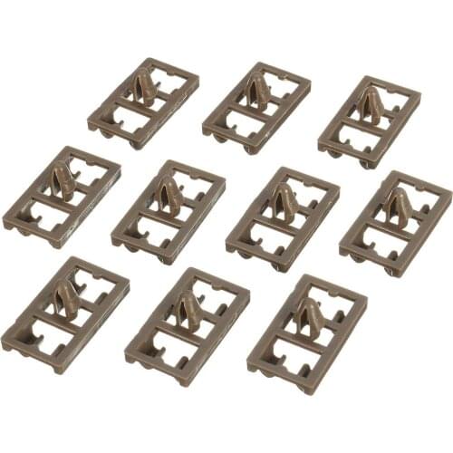 10x Lower Door Weatherstrip Plastic Seal Retainer Clip Front Rear For BMW X5 E53
