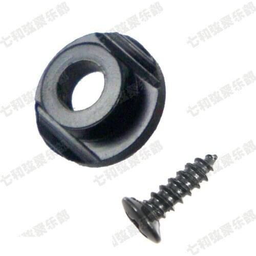 2 Pcs Black Electric Guitar String Retainers Pressure string tree,Guitar String Retainer buckle Guitar Parts