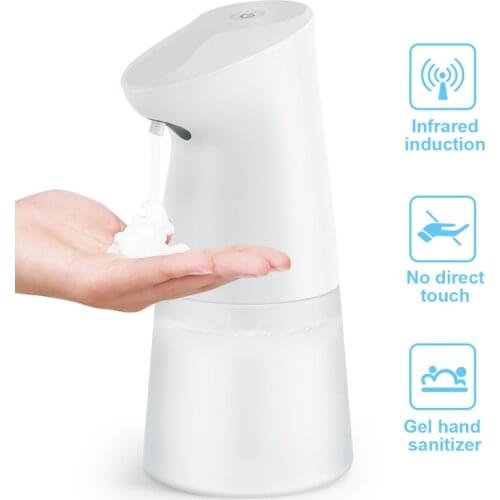 450ml Touchless Foaming Soap Dispenser Automatic Induction Sprayer Infrared Smart Hand Induction Alcohol Sterilization Spray