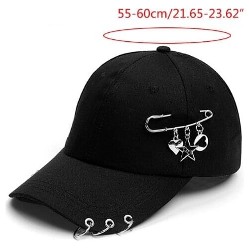 649D Curved Brim Cap with Paper Clip Element Decoration Sun Protection Sweat-Wicking Outdoors Golfing Traveling Hat
