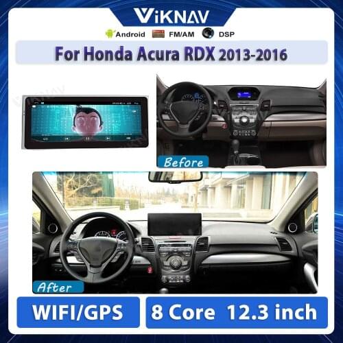 2din Android Car Radio for Honda Acura RDX 2013 2014 2015 2016 Car stereo receiver touch screen GPS navigation multimedia player