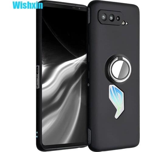 Ring Case For ASUS Rog Phone 5 Shockproof Matte Phone Cover For ASUS Rog Phone 5 ZS673KS 3 ASUS_I003D Strix ZS600KLII ZS660KL