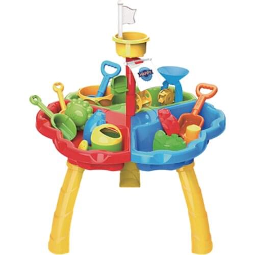 Kids Sand And Water Play Table Garden Sandpit Hourglass Game Set Outdoor Seaside Beach Suit Combination Toy For Gorgeous
