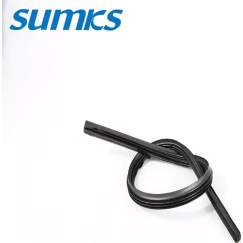 SUMKS Long Life Durable Wiper Refills for Hybrid Type Wiper Blades Natural Rubber (pack of 1)